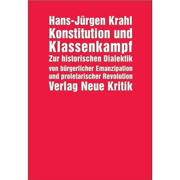 Konstitution und Klassenkampf, Hans-Jürgen Krahl