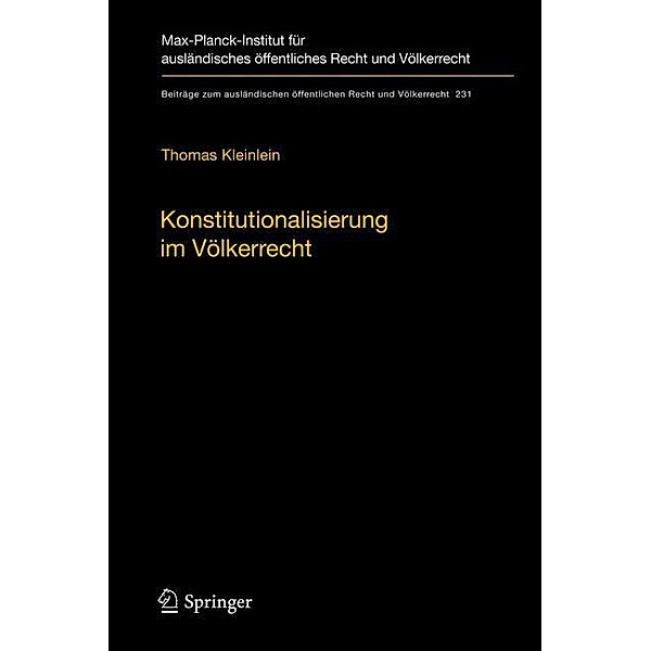 Konstitutionalisierung im Völkerrecht, Thomas Kleinlein