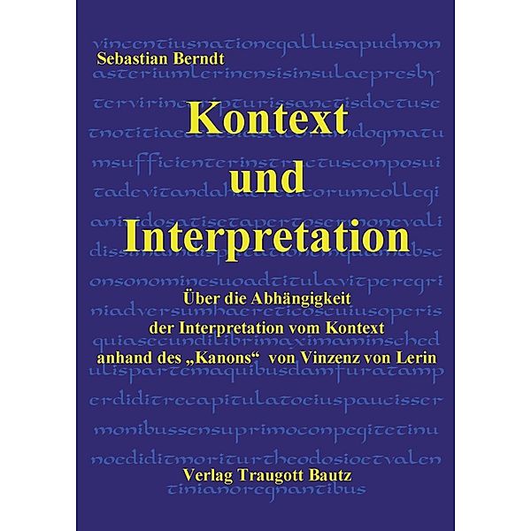 Kontext und Interpretation, Sebastian Berndt