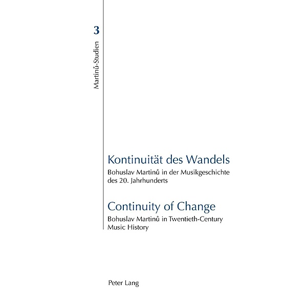 Kontinuitaet des Wandels- Continuity of Change