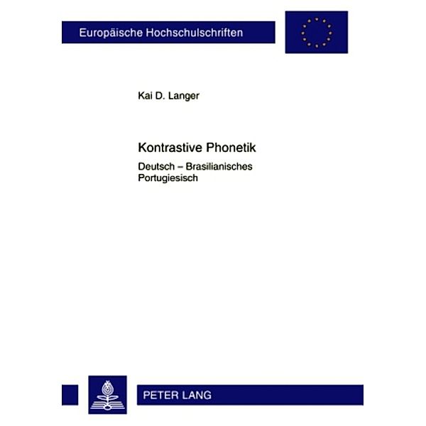 Kontrastive Phonetik, Kai Dieter Langer