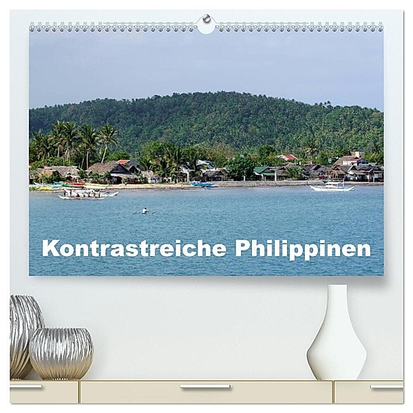 Kontrastreiche Philippinen (hochwertiger Premium Wandkalender 2024 DIN A2 quer), Kunstdruck in Hochglanz, Dr. Rudolf Blank