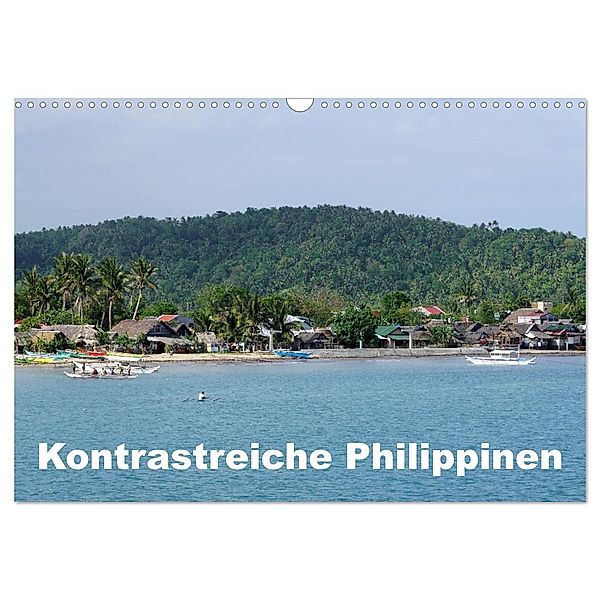 Kontrastreiche Philippinen (Wandkalender 2024 DIN A3 quer), CALVENDO Monatskalender, Dr. Rudolf Blank