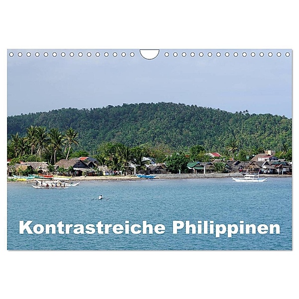 Kontrastreiche Philippinen (Wandkalender 2024 DIN A4 quer), CALVENDO Monatskalender, Dr. Rudolf Blank