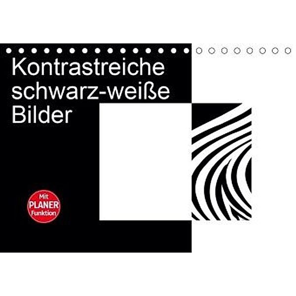 Kontrastreiche schwarz-weiße Bilder (Tischkalender 2020 DIN A5 quer), Claudia Burlager