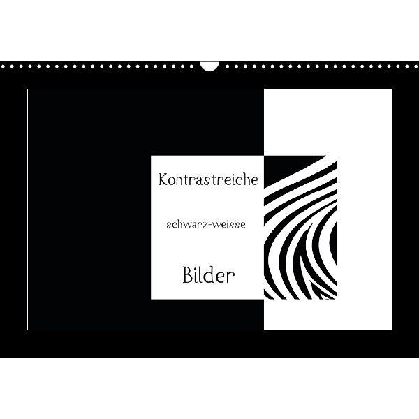 Kontrastreiche schwarz-weisse Bilder (Wandkalender 2014 DIN A3 quer), Claudia Burlager
