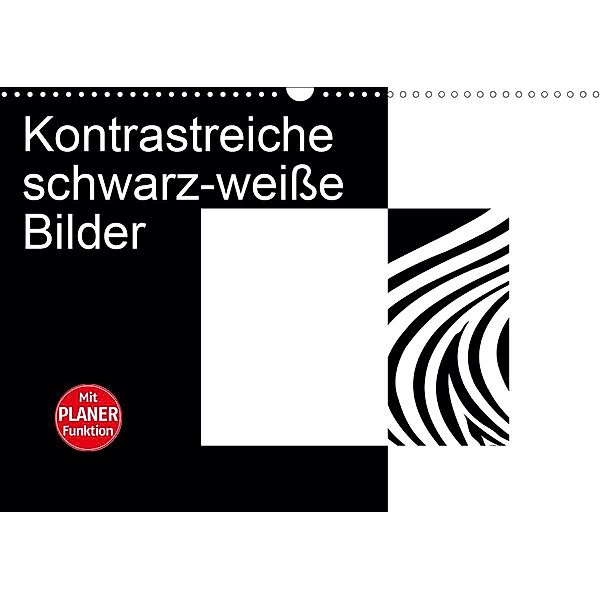 Kontrastreiche schwarz-weiße Bilder (Wandkalender 2021 DIN A3 quer), Claudia Burlager