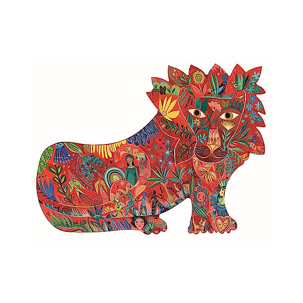 Djeco Konturenpuzzle PUZZ‘ART LION 150-teilig