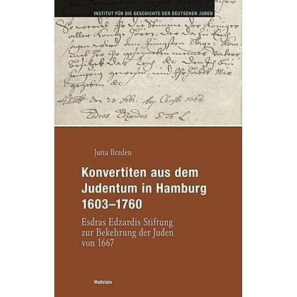 Konvertiten aus dem Judentum in Hamburg 1603-1760, m. CD-ROM, Jutta Braden