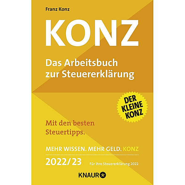 Konz, Das Arbeitsbuch zur Steuererklärung 2022/23