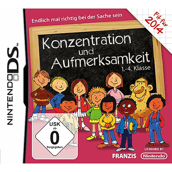 Konzentration und Aufmerksamkeit 1.-4. Klasse 2014, Nintendo-DS-Spiel