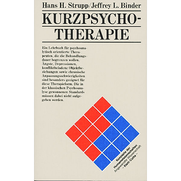 Konzepte der Humanwissenschaften / Kurzpsychotherapie, Hans H. Strupp, Jeffrey L. Binder