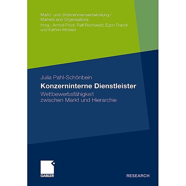 Konzerninterne Dienstleister / Markt- und Unternehmensentwicklung Markets and Organisations, Julia Pahl-Schönbein