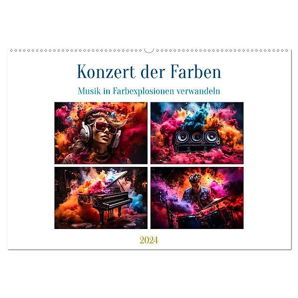 Konzert der Farben (Wandkalender 2024 DIN A2 quer), CALVENDO Monatskalender, Calvendo, Steffen Gierok-Latniak