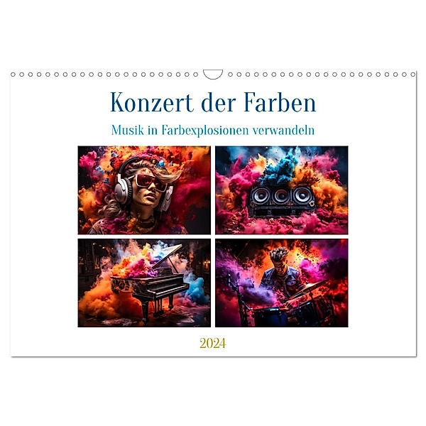 Konzert der Farben (Wandkalender 2024 DIN A3 quer), CALVENDO Monatskalender, Calvendo, Steffen Gierok-Latniak