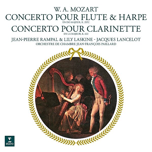 Konzert Für Flöte & Harfe,Konzert Für Klarinette, Rampal, Laskine, Lancelot, Paillard, Ocjfp