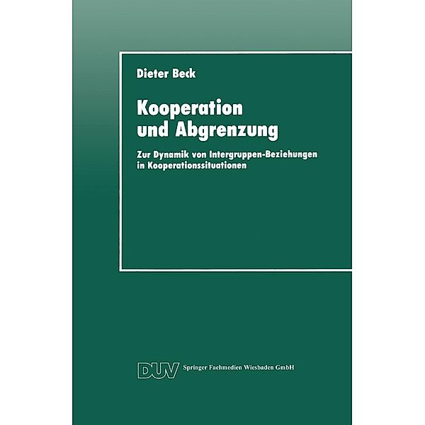 Kooperation und Abgrenzung / DUV Sozialwissenschaft, Dieter Beck