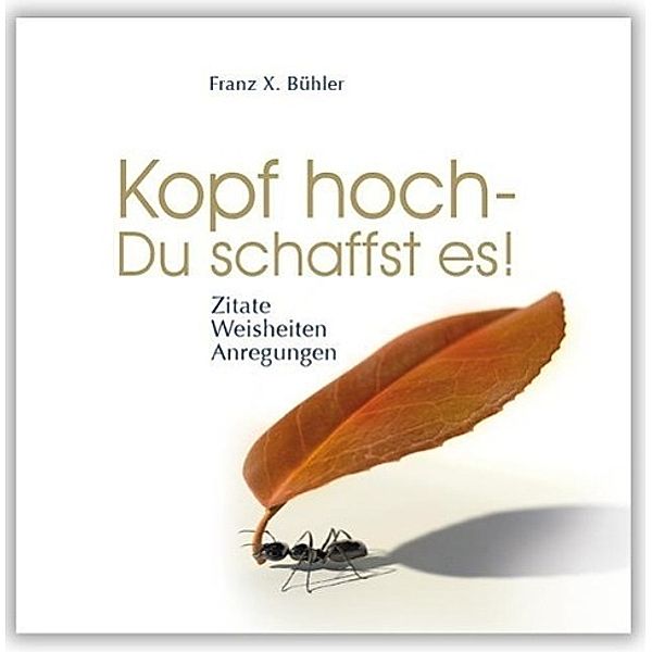 Kopf hoch - Du schaffst es, Franz X. Bühler