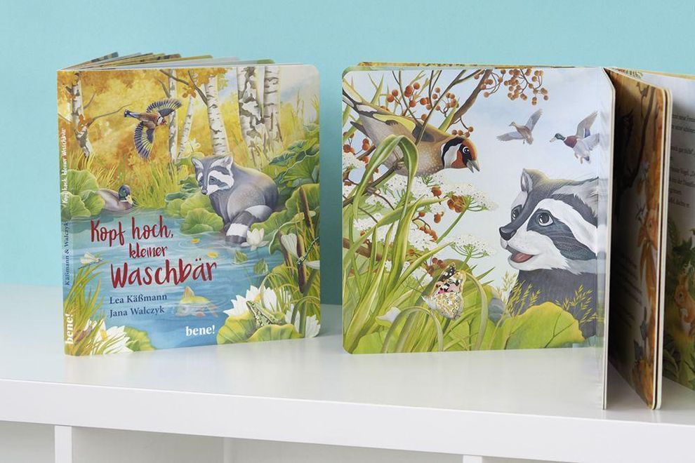 Kopf hoch, kleiner Waschbär - ein Bilderbuch für Kinder ab 2 Jahren Buch