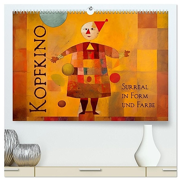 Kopfkino - Surreal in Form und Farbe (hochwertiger Premium Wandkalender 2024 DIN A2 quer), Kunstdruck in Hochglanz, Erich Krätschmer
