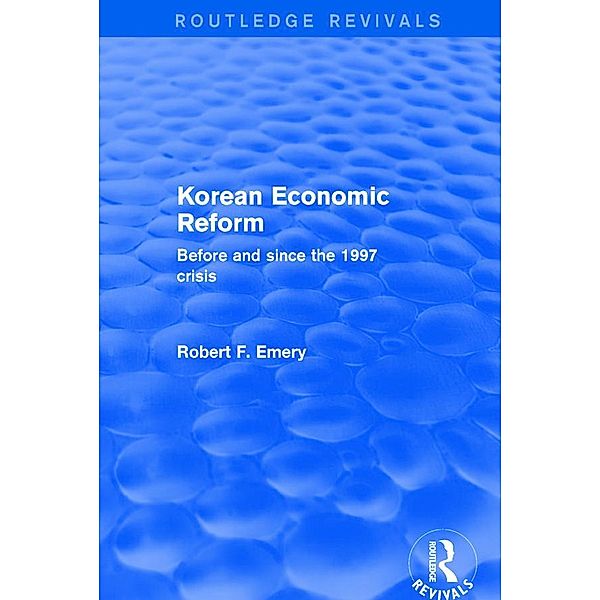 Korean Economic Reform, Robert F. Emery