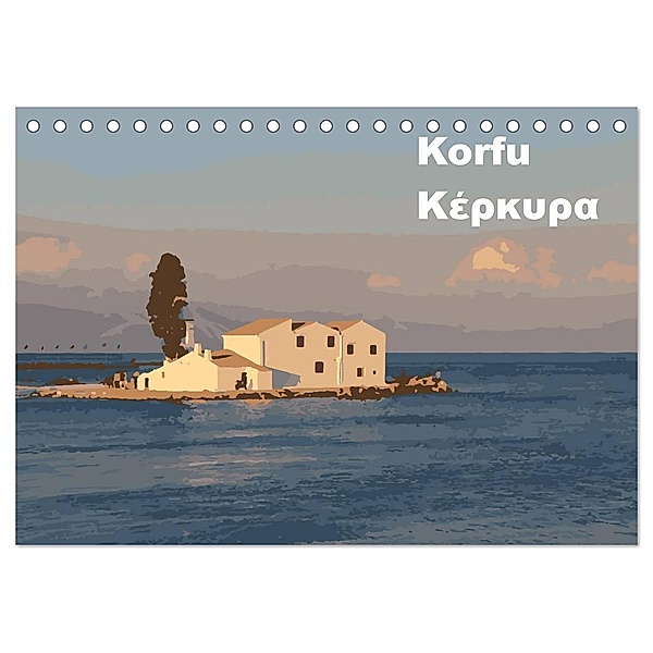 Korfu - Kerkira (Tischkalender 2024 DIN A5 quer), CALVENDO Monatskalender, J.Bramer Photography (Joseph Bramer)
