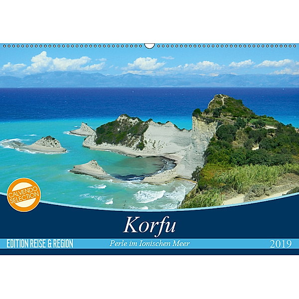 Korfu, Perle im Ionischen Meer (Wandkalender 2019 DIN A2 quer), Carmen Vogel