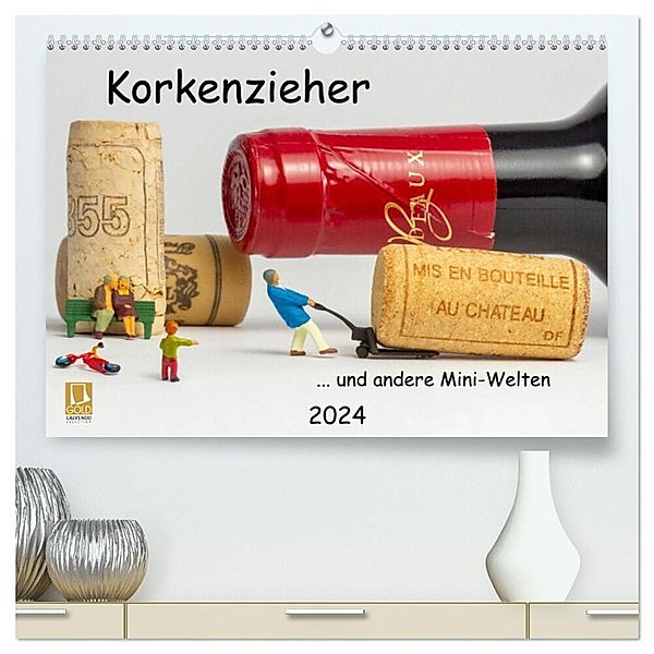 Korkenzieher ... und andere Mini-Welten (hochwertiger Premium Wandkalender 2024 DIN A2 quer), Kunstdruck in Hochglanz, Michael Bogumil