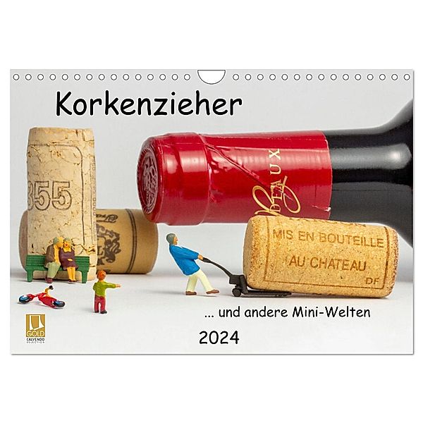 Korkenzieher ... und andere Mini-Welten (Wandkalender 2024 DIN A4 quer), CALVENDO Monatskalender, Michael Bogumil