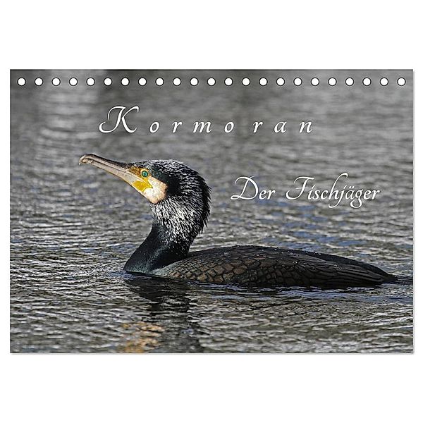 Kormoran. Der Fischjäger (Tischkalender 2024 DIN A5 quer), CALVENDO Monatskalender, Klaus Konieczka