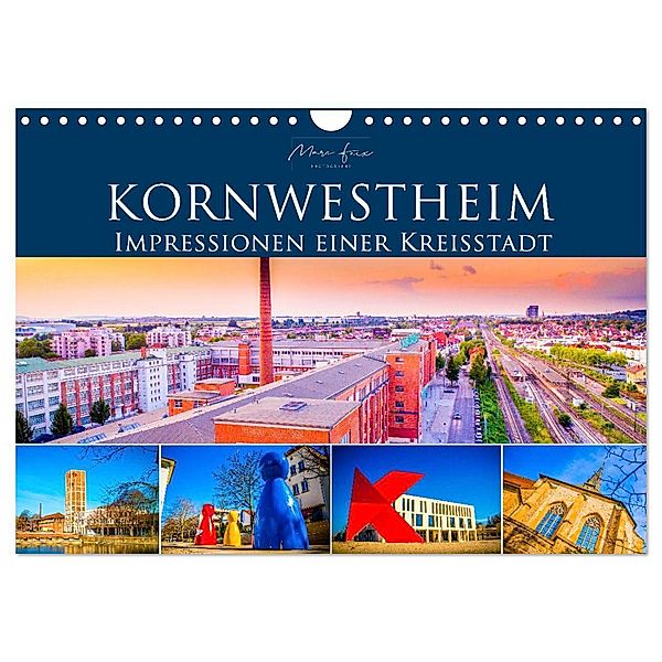 Kornwestheim - Impressionen einer Kreisstadt (Wandkalender 2024 DIN A4 quer), CALVENDO Monatskalender, Marc Feix Photography