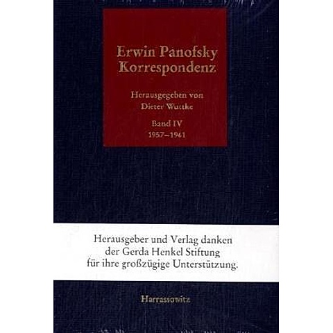 Korrespondenz 1910 bis 1968 Bd 4 Erwin Panofsky Korrespondenz 1910 