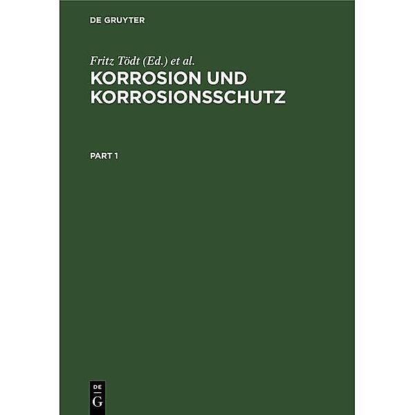 Korrosion und Korrosionsschutz