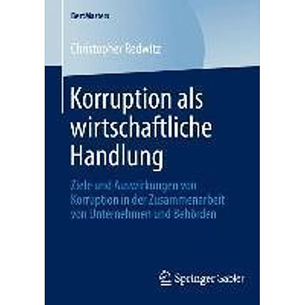 Korruption als wirtschaftliche Handlung / BestMasters, Christopher Redwitz
