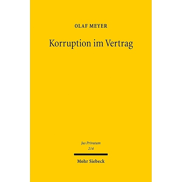 Korruption im Vertrag, Olaf Meyer