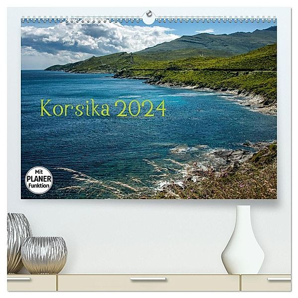 Korsika 2024 (hochwertiger Premium Wandkalender 2024 DIN A2 quer), Kunstdruck in Hochglanz, Kirsten Karius