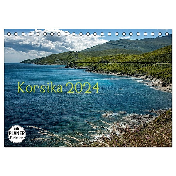 Korsika 2024 (Tischkalender 2024 DIN A5 quer), CALVENDO Monatskalender, Kirsten Karius