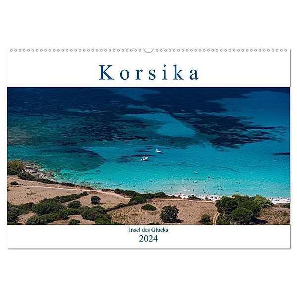 Korsika - Insel des Glücks (Wandkalender 2024 DIN A2 quer), CALVENDO Monatskalender, strandmann@online.de