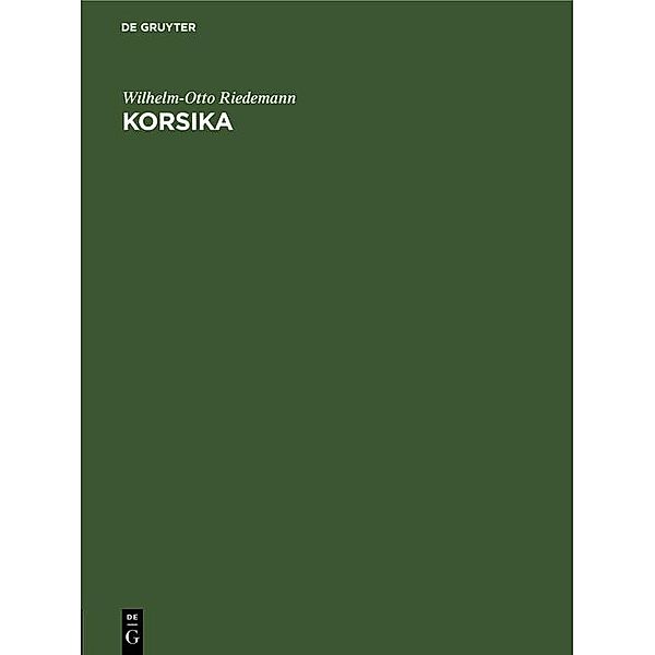 Korsika / Jahrbuch des Dokumentationsarchivs des österreichischen Widerstandes, Wilhelm-Otto Riedemann