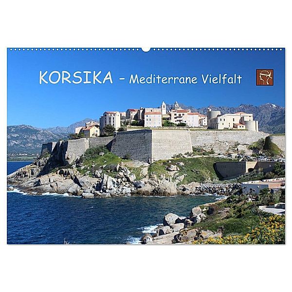Korsika - Mediterrane Vielfalt (Wandkalender 2024 DIN A2 quer), CALVENDO Monatskalender, Bernd Becker