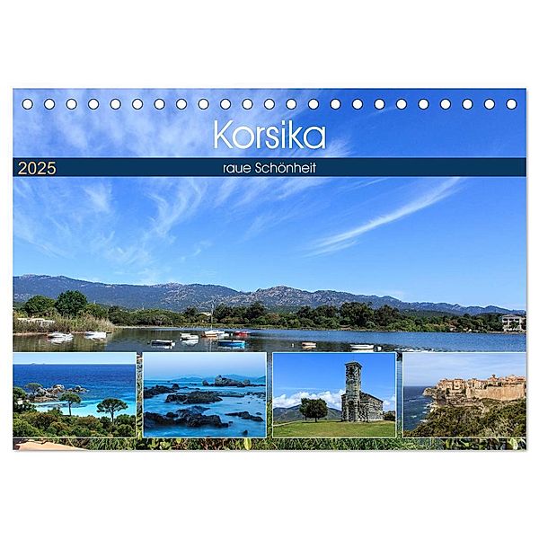 Korsika - raue Schönheit (Tischkalender 2025 DIN A5 quer), CALVENDO Monatskalender, Calvendo, Andreas Jordan