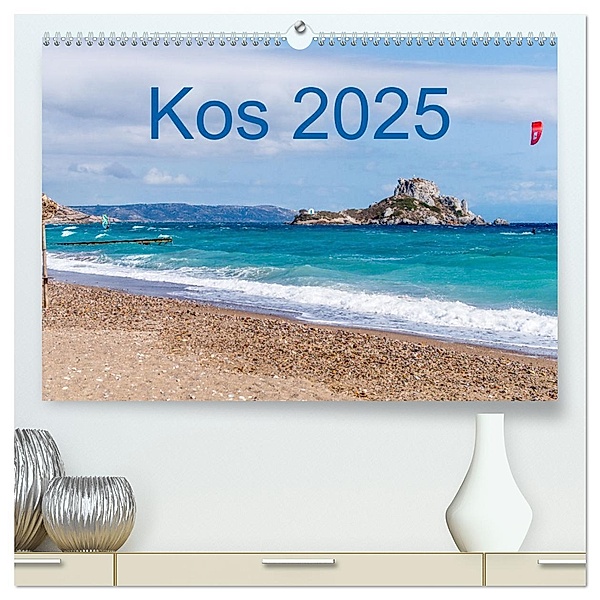 Kos 2025 (hochwertiger Premium Wandkalender 2025 DIN A2 quer), Kunstdruck in Hochglanz, Calvendo, Stefan O. Schüller und Elke Schüller