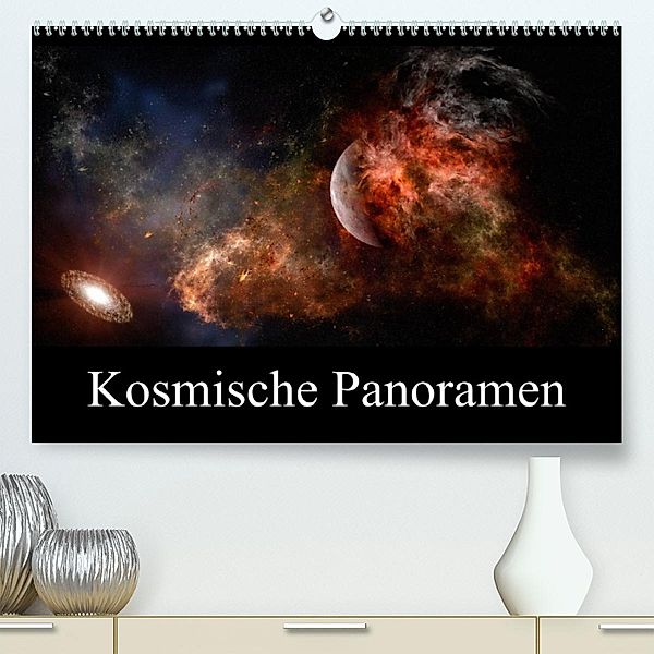 Kosmische Panoramen (Premium, hochwertiger DIN A2 Wandkalender 2023, Kunstdruck in Hochglanz), Alain Gaymard
