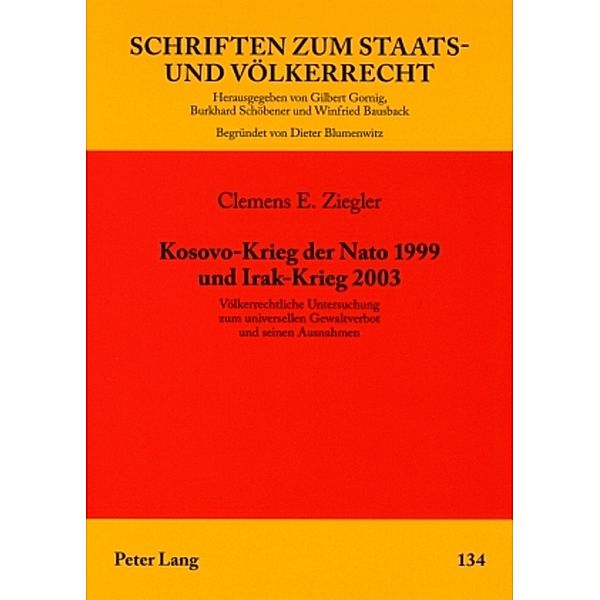 Kosovo-Krieg der Nato 1999 und Irak-Krieg 2003, Clemens Ziegler