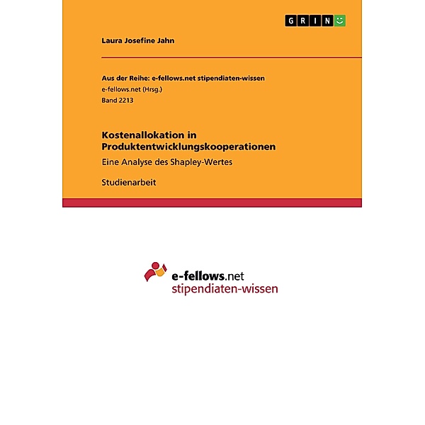 Kostenallokation in Produktentwicklungskooperationen, Laura Josefine Jahn