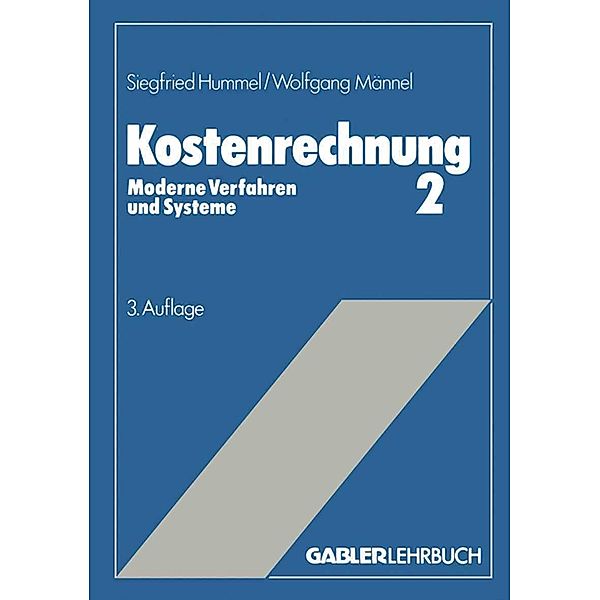 Kostenrechnung 2, Siegfried Hummel, Wolfgang Männel