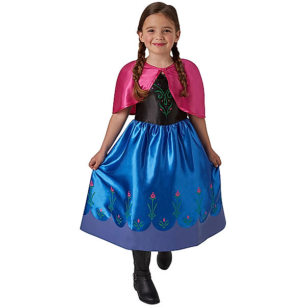 Rubie's Kostüm ANNA FROZEN CLASSIC – CHILD 2-teilig in blau