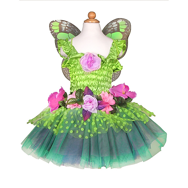 Great Pretenders Kostüm-Kleid FEE mit Flügeln in grün
