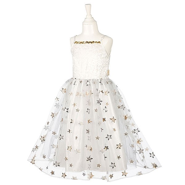 Souza for kids Kostüm-Kleid GLITZERSTERNE in weiss