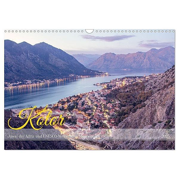 Kotor - Juwel der Adria und UNESCO-Welterbe in Montenegro (Wandkalender 2025 DIN A3 quer), CALVENDO Monatskalender, Calvendo, Drachenkind-Fotografie
